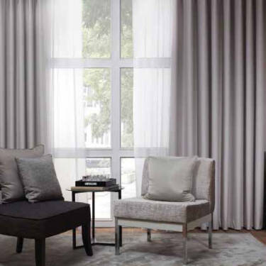 Voiles & Curtains Voiles & curtains available in a range of colours